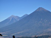 Agua, Acatenango and Fuego volcanoes